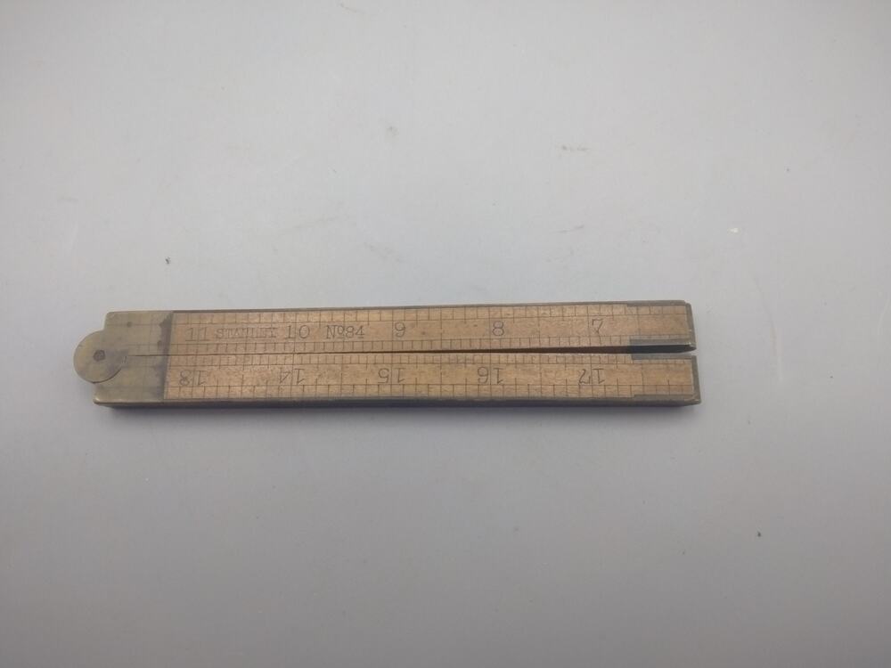 Antique Stanley No 84 Folding Rule Ruler Pre 1920